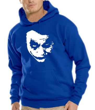 Touchlines Herren Kapuzen Sweatshirt Heath Ledger - JOKER, royal, M, B7138 Preisvergleich