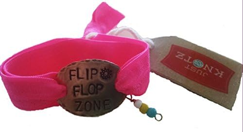 Just Knotz Women's Flip Flop Zone Pink Headwrap