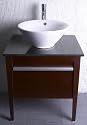 26" Bathroom Vanity Granite Countertop, Ceramic Sink, Drain (no faucet) New #33B