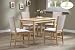 5pc Millano Collection Natural Finish Dining Table & Chairs Dinette Set