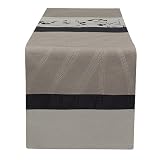 Modern Home Pieced Table Runner - Gray