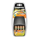 Duracell Value Charger With 4AA Pre Charged Rechargeable Nimh Batteries, CEF14DX4N