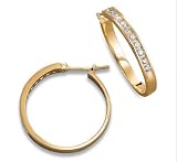 1/2 ct. tw. Diamond Hoop Earrings