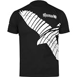 Hayabusa Official MMA Winged Strike T-Shirts/Tee - Black