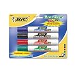 BIC Great Erase Bold Color Dry Erase Marker, Fine Point, Assorted Colors, 24 Dry Erase Markers