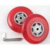 SET OF 2 RED WHEELS FOR Razor Scooter w/ABEC5 Bearing