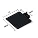 SOJITEK Black Mousepad Attachable to Folding Laptop Notebook Tray Book Stand - Does NOT Include Laptop Stand