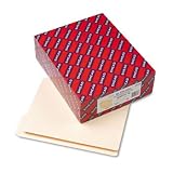 Smead 24135 - Folders, 1/3 Cut Top, Reinforced End Tab, Letter, Manila, 100/Box