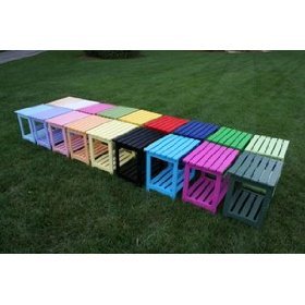 Cedar Side Table, Pink