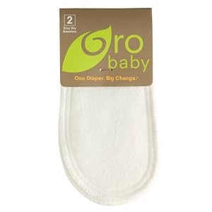 Click to buy Cloth Baby Diapers Supplies: GroVia Organic Stay Dry Booster 2 Pack from Amazon!