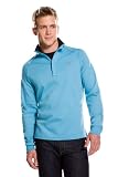 41%2B8J9G2uJL. SL160  Lacoste Sweatshirts, Half Zip Interlock Shore Blue XL