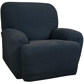 Maytex Stretch Waffle 4-Piece Slipcover Recliner