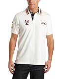 Nautica Men's Solid Graphic Polo