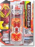 Bakugan Combat Set Red Pyrus Tranlucent Rubanoid + Gold Destrakon Battle Gear 180G