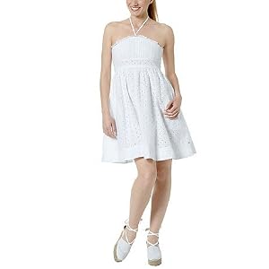 Hilfiger Denim – Damen Bandoukleid “Happy Broderie Dress”