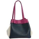[クーコ] COOCO 3トーンリボン付きトートバッグ