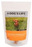 A Dog's Life Quattro Formmagio Organic Treats, 8 Ounce Bags (Pack of 4)