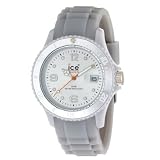 Ice Watch - SI.SR.U.S.09 - Montre Mixte - Quartz Analogique - Cadran Argent - Bracelet Silicone Argent - Moyen Mod�lepar ICE-Watch