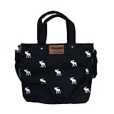 残り一点!プライスダウン!ニューヨーク 直輸入 Abercrombie &Fitch アバクロ (アバクロンビー &フィッチ) ダッフル トートDouble Handle Toteバッグ(Navy・Moose)