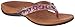 Vionic Womens Rest Floriana Toe Post Sandal Shoes, Pink Snake, US 9