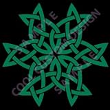 Celtic Knot Window Decal - Green