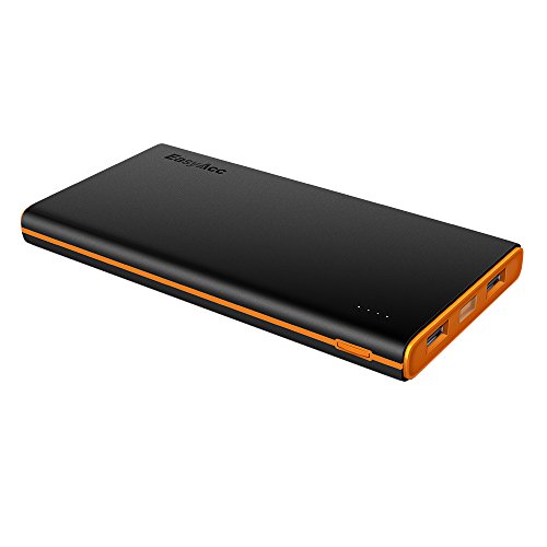 EasyAcc 3nd Gen. 10000mAh Power Bank Brilliant External Battery Pack (3.1A Smart Output) Portable Charger for iPhone Samsung HTC Smartphones Tablets - Black and Orange EasyAcc 3nd Gen. 10000mAh Power Bank Brilliant External Battery Pack (3.1A Smart Output) Portable Charger for iPhone Samsung HTC Smartphones Tablets - Black and Orange