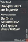 Quelques mots sur la parole