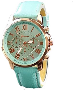 Geneva Watch women Fashion Quartz Leather Young Sports gold Casual Wrist watches