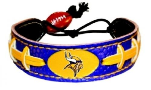 Caseys Distributing 4421402215 Minnesota Vikings Team Color Football Bracelet