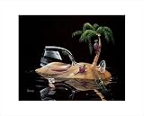 Lost in Paradise by Michael Godard poster print,30 in. x 24 in.