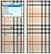Plaid Design Decal Skin Sticker for Apple iPod nano 2G (2nd Generation) 2GB/ 4GB/ 8GB Player