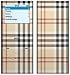 Plaid Design Decal Skin Sticker for Apple iPod nano 2G (2nd Generation) 2GB/ 4GB/ 8GB Player