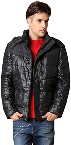 Yaloo Men's Down Coat Winter warm Jacket lightweight Paka plus size