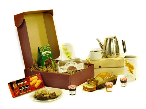 Premium Tea & Biscuits Gift Hamper with Organic Hampstead Tea