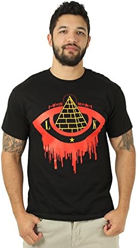 Last Kings Bleeding Eye Pryamid Men's Crewneck T-Shirt Black Size M