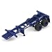 HO RTR 20' Container Chassis, P&O (2)