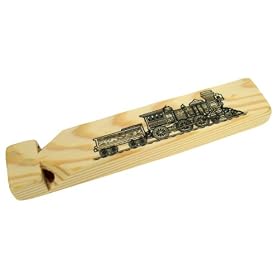 Traditional Toys : Childrens Bigjigs Large Wooden Train Whistle [Toy]