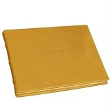 Leather Bound Handcrafted Guestbook, Hardcover, British Tan Leather Bound Handcrafted Guestbook, Hardcover, British Tan