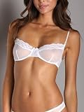 Only Hearts Whisper Underwire Bra W/Lace White