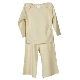 Ecoland Organic Cotton Baby Long Sleeve Lap-T Shirt and Pants Set