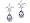 2.05 cttw 14k Gold Genuine Pear Shape Tanzanite and Diamond Earrings