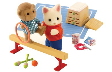 Sylvanian Families Sylvanian Games Gymnastics Set