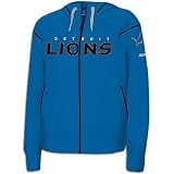 Detroit Lions -Blue- Women's Dazzle Trim Hooded Sweatshirt 2XL (2XL)
