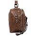 MG Collection Mason Gothic Skull Studded Top Handle Bag, Brown, One Size