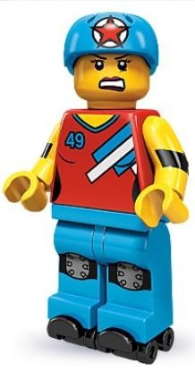 LEGO - Minifigures Series 9 - ROLLER DERBY GIRL
