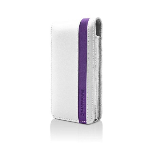 Marware Accent Case for iPhone 4 - White/Purple - Fits AT&T iPhone
