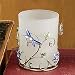 SS-A-34020, Floral with Blue Dragonfly Candle Holder