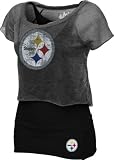 Pittsburgh Steelers Women's Double Hit Top - Touch by Alyssa Milano