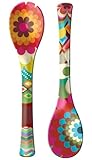 French Bull Melamine Salad Servers, 1 Pair, Mosaic