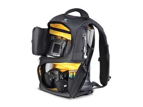 Kata Ergo-Tech Series Sensitivity V Personal Gear Backpack for Digital Camera and 12 Inch Laptop Computer, Black